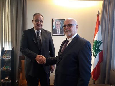 لقاء وزير الصناعة مع سفير تشيكيا في لبنان