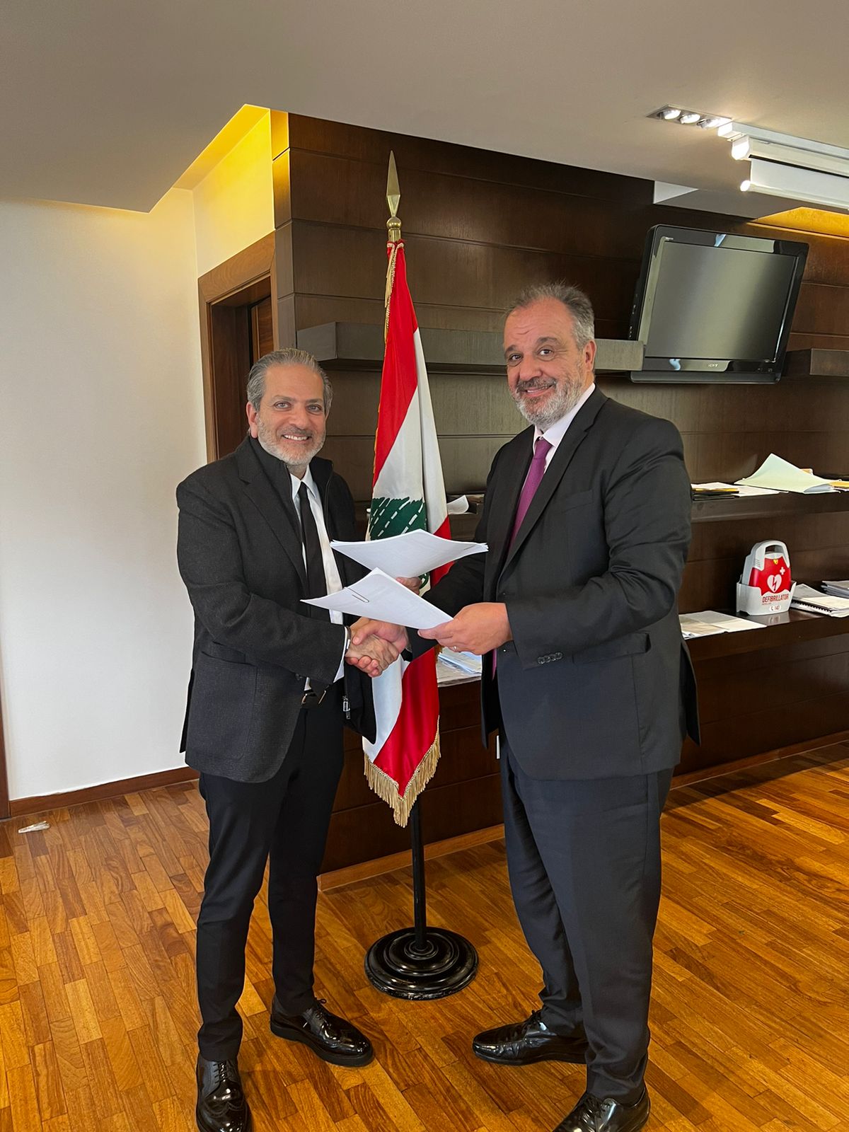 بوشكيان وقّع وشماس اتفاقية تعاون مموّلة من الاتحاد الاوروبي لتحفيز نظام الابتكار في لبنان