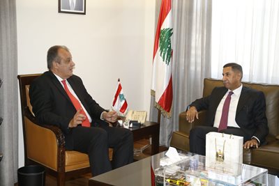 تمتين العلاقات بين لبنان والعراق مدار بحث بين بوشكيان والبراك