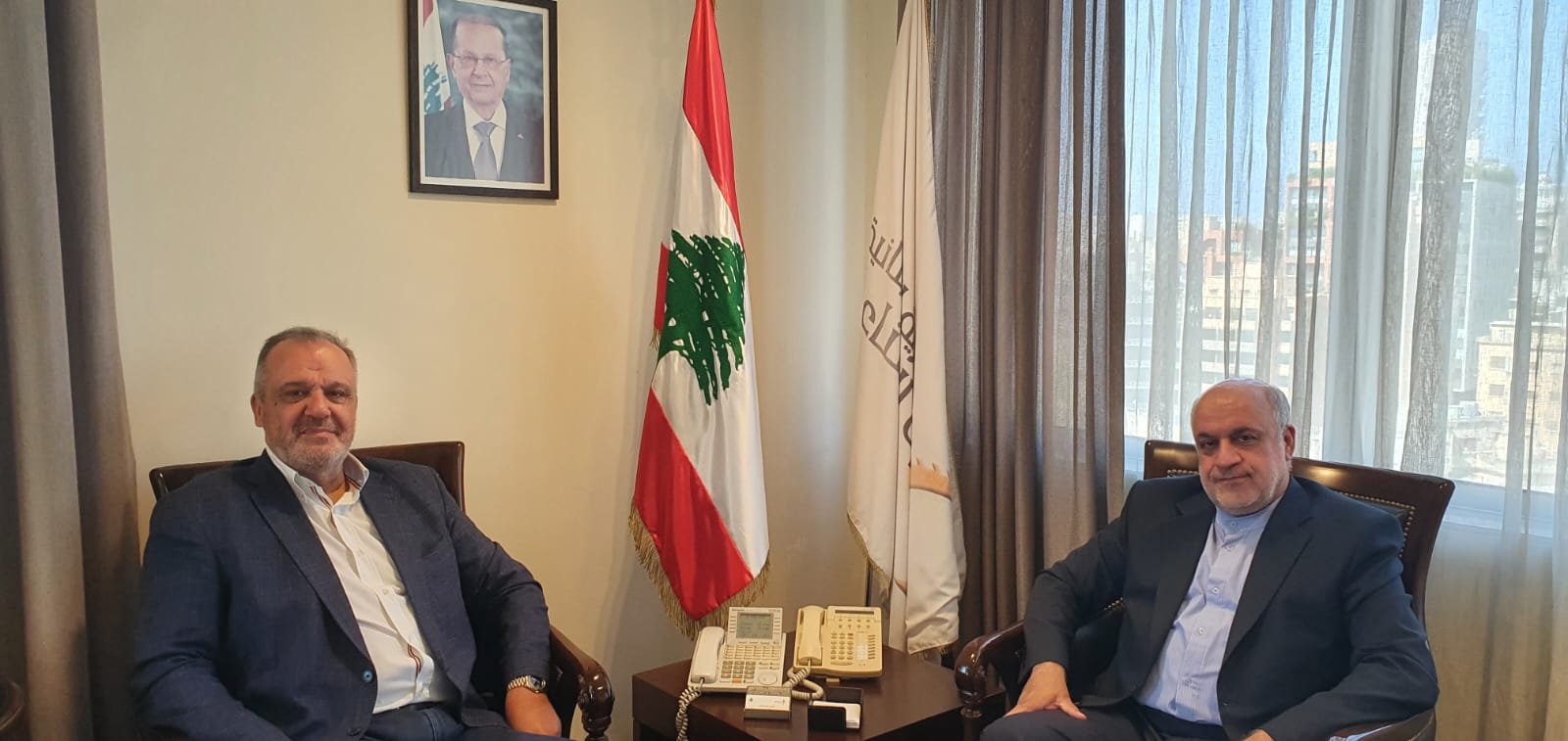 آفاق التعاون اللبناني-الايراني بين بوشكيان وأماني