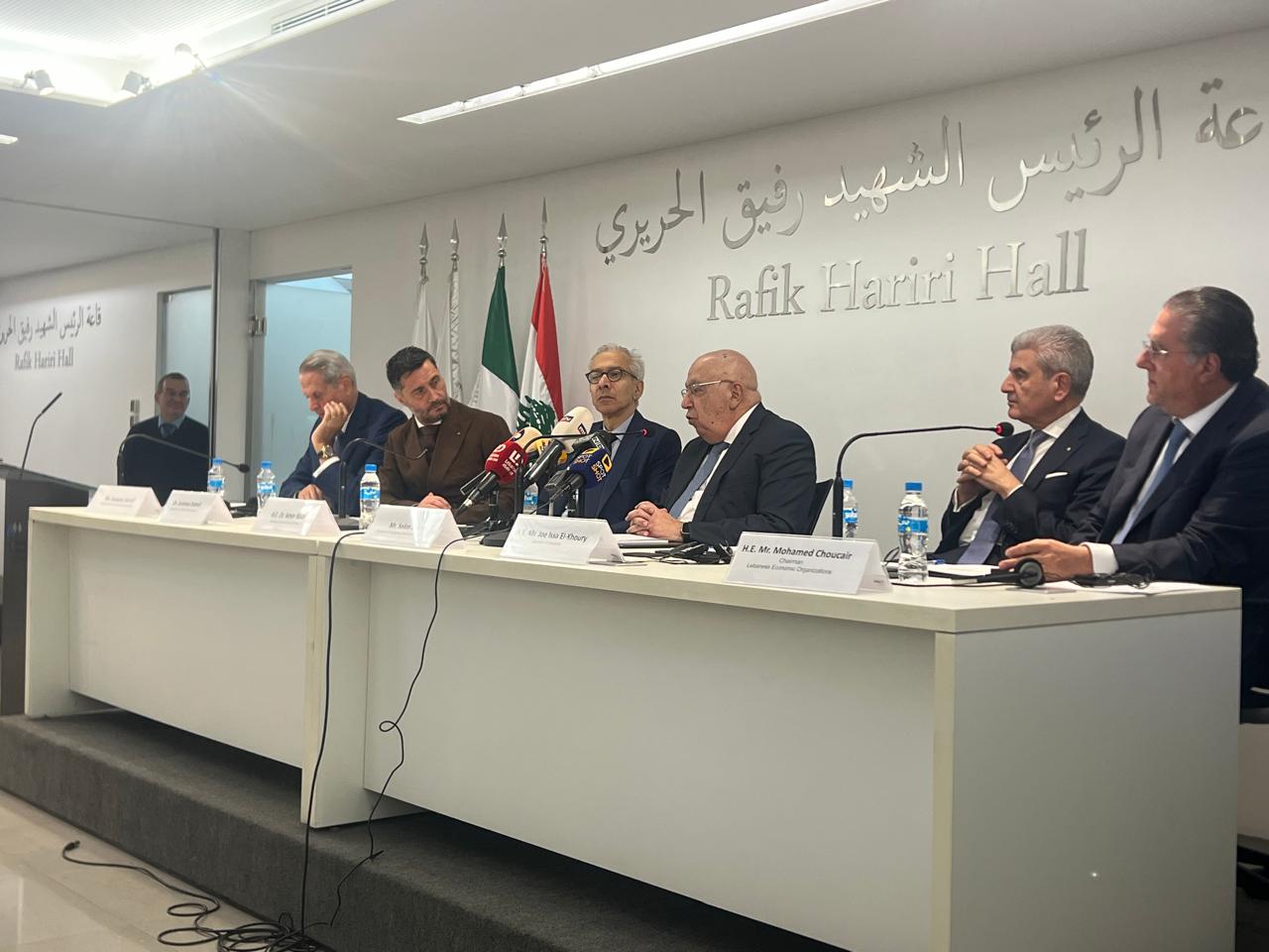 عيسى الخوري أمام الهيئات الاقتصادية و Confindustria Abruzzo الايطالية 